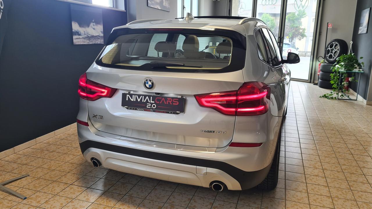 Bmw X3 sDrive 2.0D 150cv TETTO- PELLE- TG. UFF. BMW