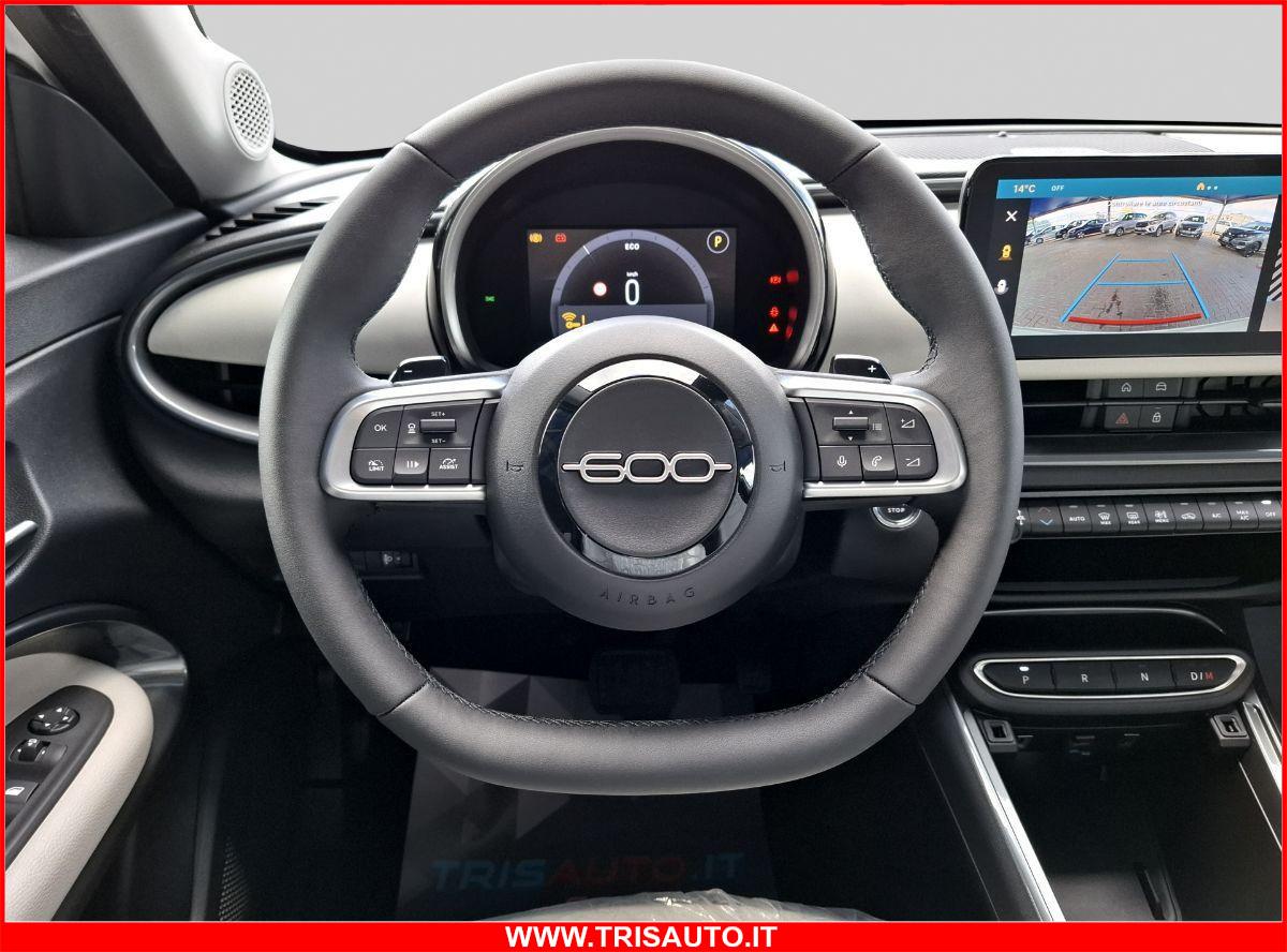 FIAT 600 1.2T MHEV DCT La Prima NEOPATENTATI (FULL LED+PELLE+NAVI)