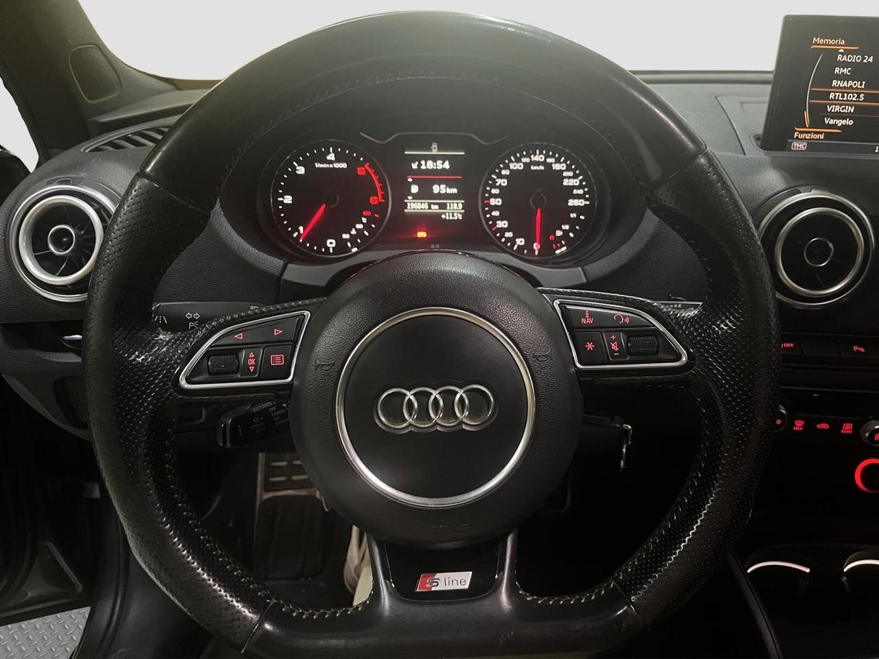 Audi A3 SPB 2.0 TDI 184 CV S-LINE MANUALE 2014