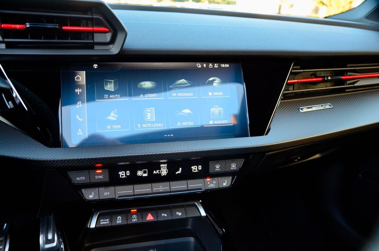 AUDI RS3 SPORTBACK 2.5 TFSI QUATTRO 400cv S-TRONIC, ECCELLENTI CONDIZIONI, SERVICE AUDI, TETTO, MATRIX, HI-FI BANG&OLUFSEN, DYNAMIC PACK, PERMUTE