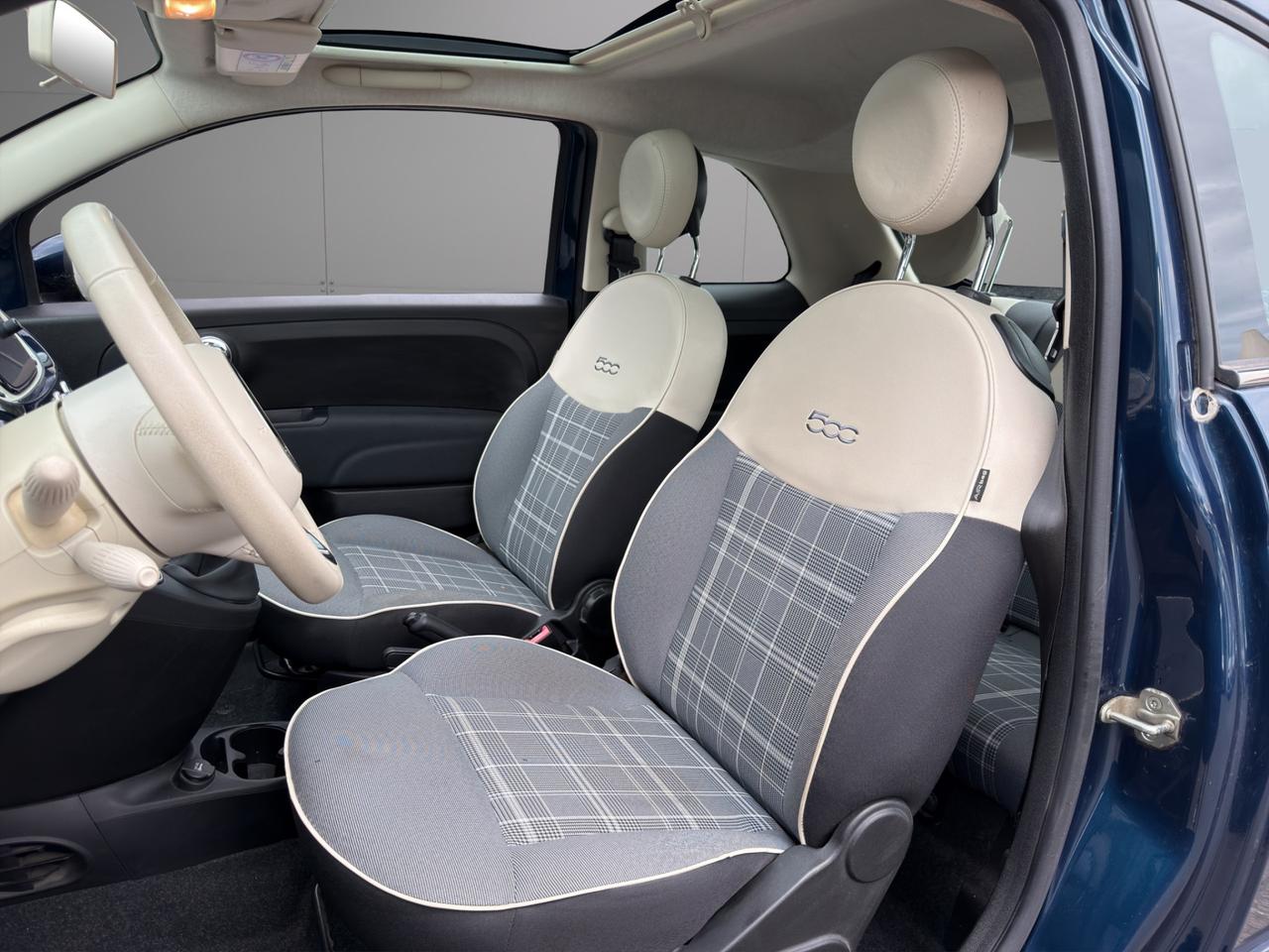 Fiat 500 1.2 Lounge 69cv - Unipro - Promo Finanziamento - Tagliandi certificati - Uconnect 7" - Tetto panoramico - Garanzia