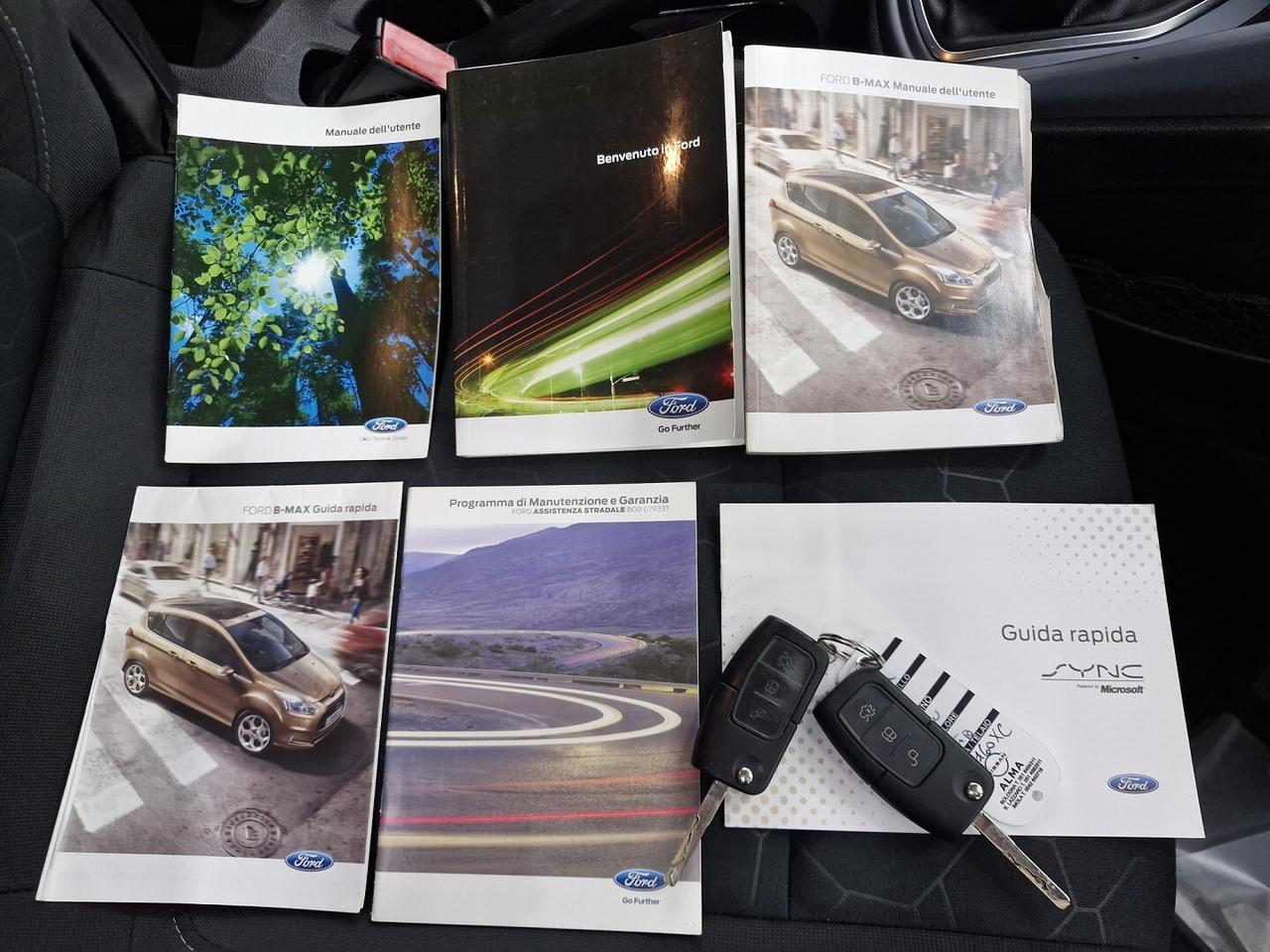 FORD B-MAX 1.4 90 CV GPL TITANIUM ANNO 2014