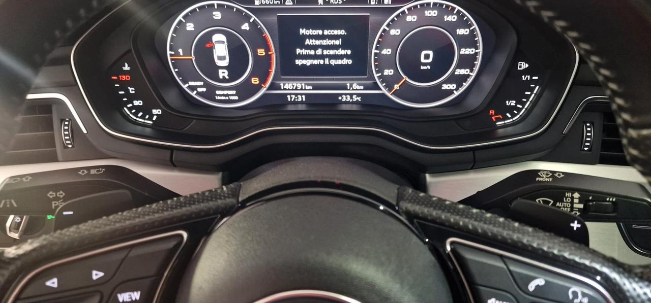 A5 2.0 TDI 190 CV SLINE S-TRONIC INTERNO ED ESTERNO KM 146500