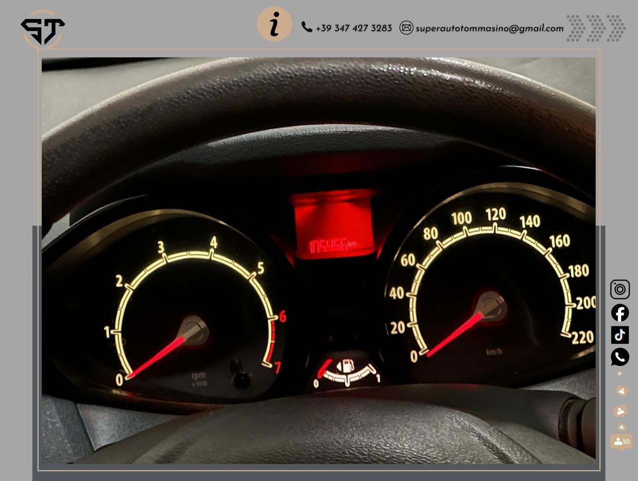 Ford Fiesta 1.2 82 CV 5 porte Titanium PERFETTA