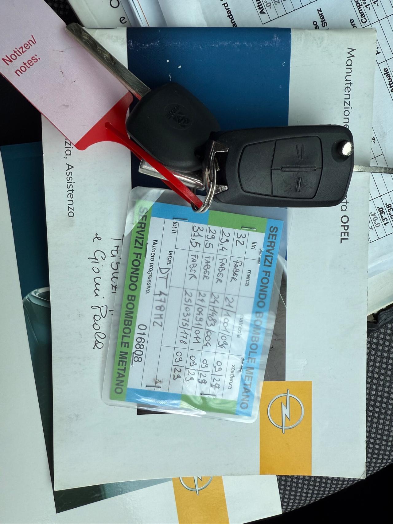 Opel Zafira 1.6 Turbo ecoMetano 2029 7 Posti