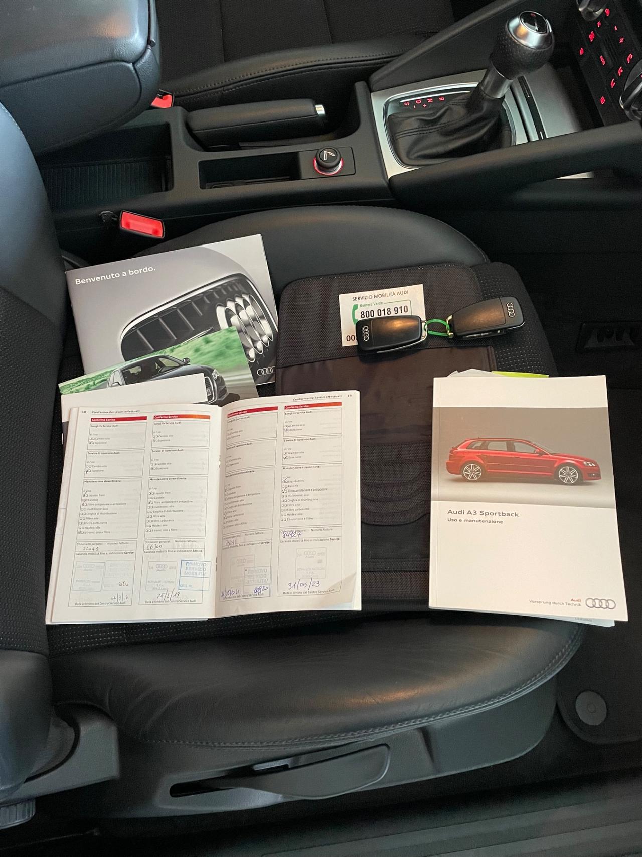 Audi A3 2.0 Tdi 140cv S-Tronic S LINE 100 Mila Km