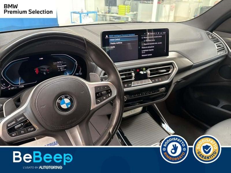 BMW X3 XDRIVE20D MHEV 48V MSPORT AUTO