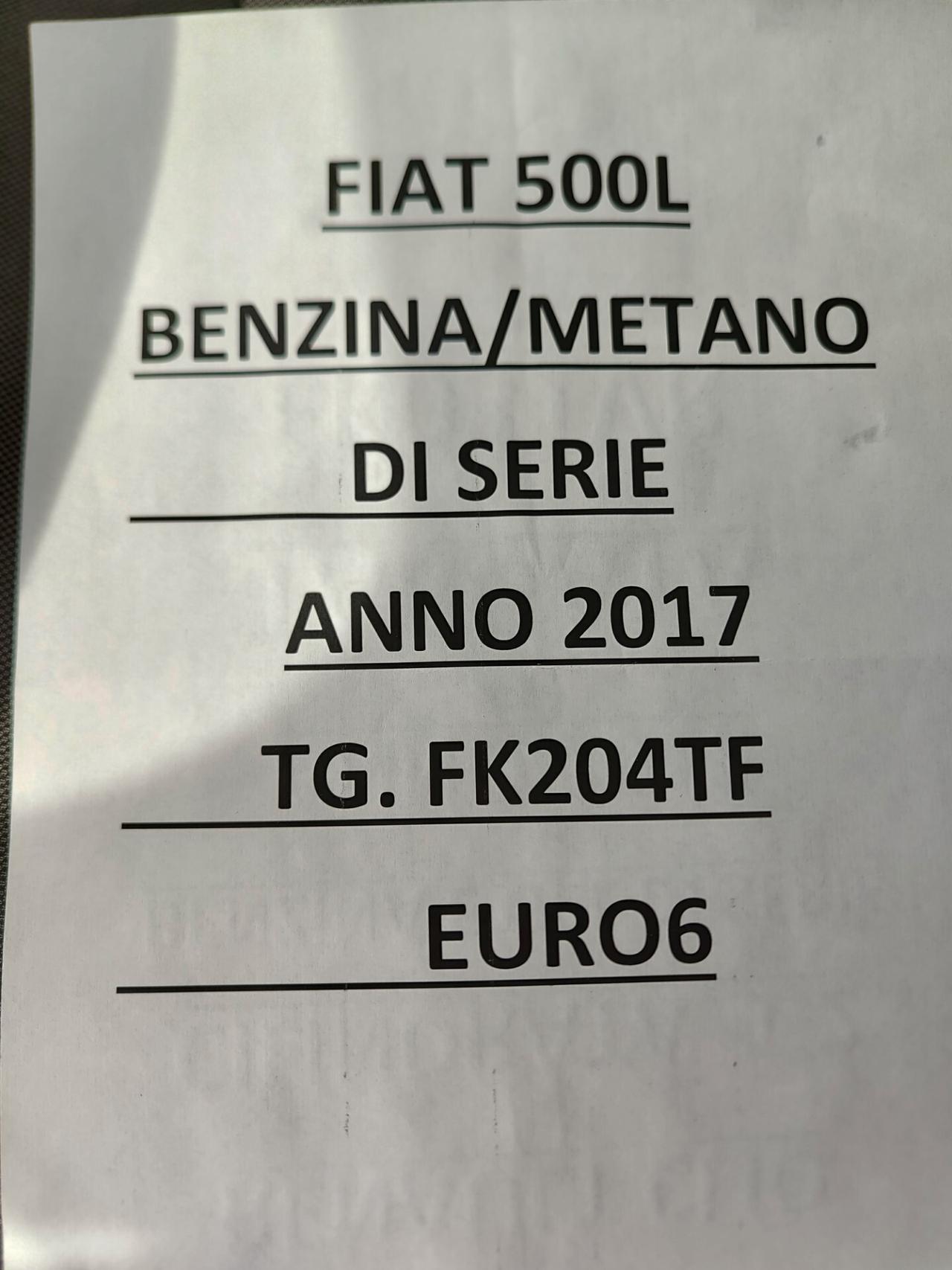 Fiat 500L Benzina-metano di serie Lounge