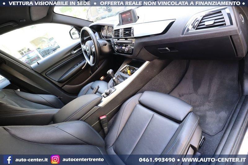 BMW Serie 1 118i Lci MANUALE MSport M-sport *PELLE