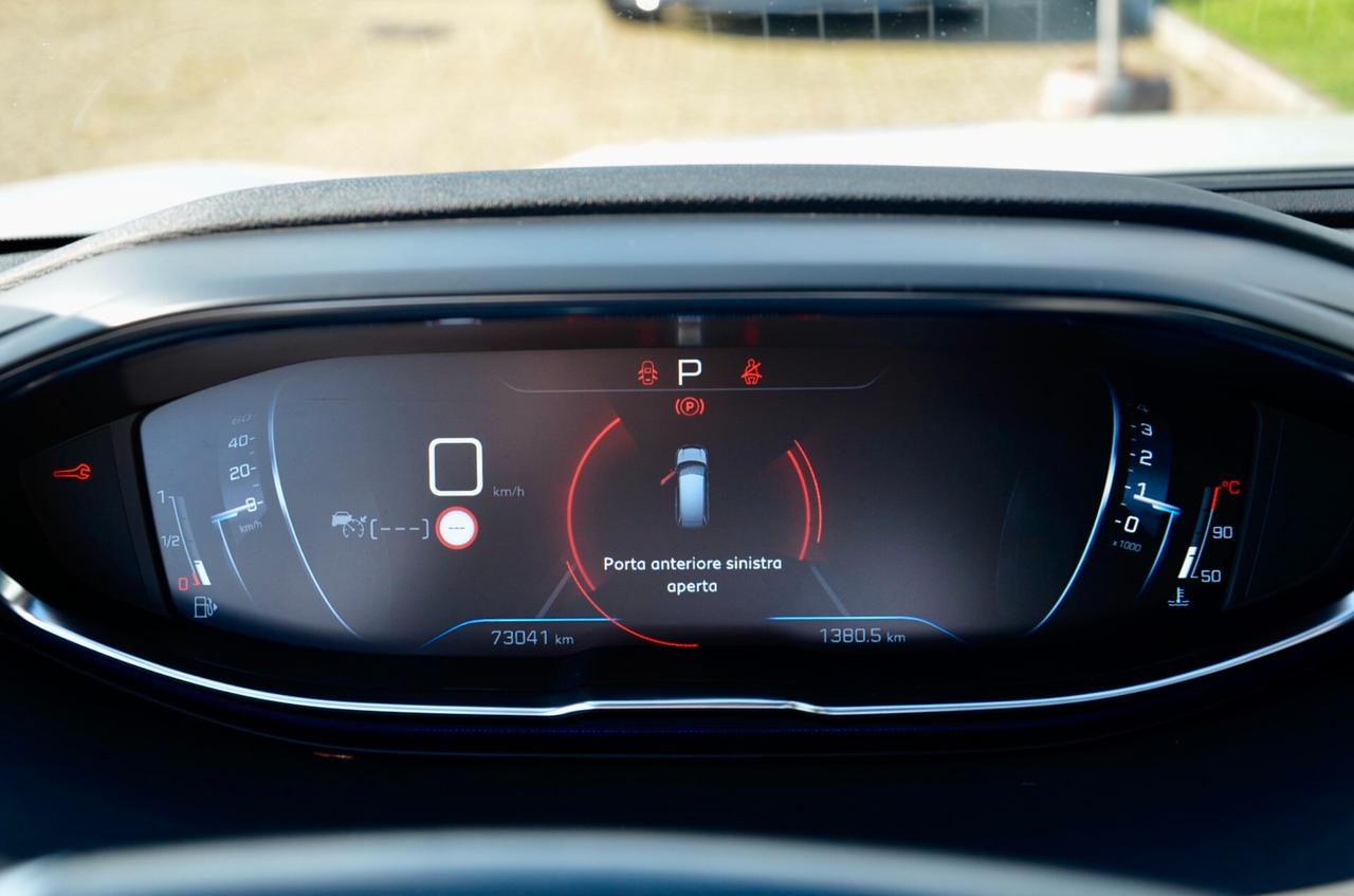 PEUGEOT 5008 1.2 PURETECH GT-LINE 131cv AUTO 7 POSTI, UNICOPROP, SERVICE PEUGEOT, EURO 6D, TETTO, RETROCAMERA 360°, PERMUTE