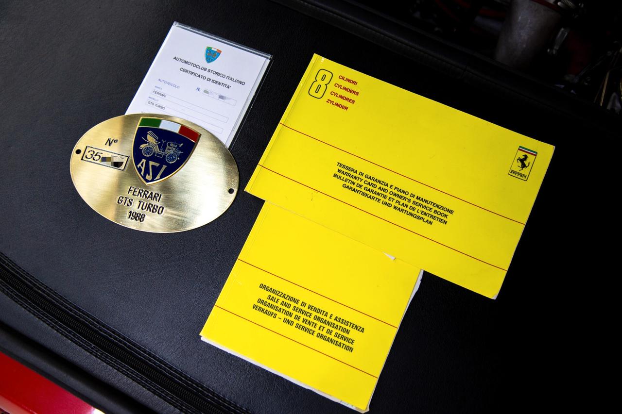 Ferrari 208 Turbo intercooler GTS Abs ASI Targa ORO