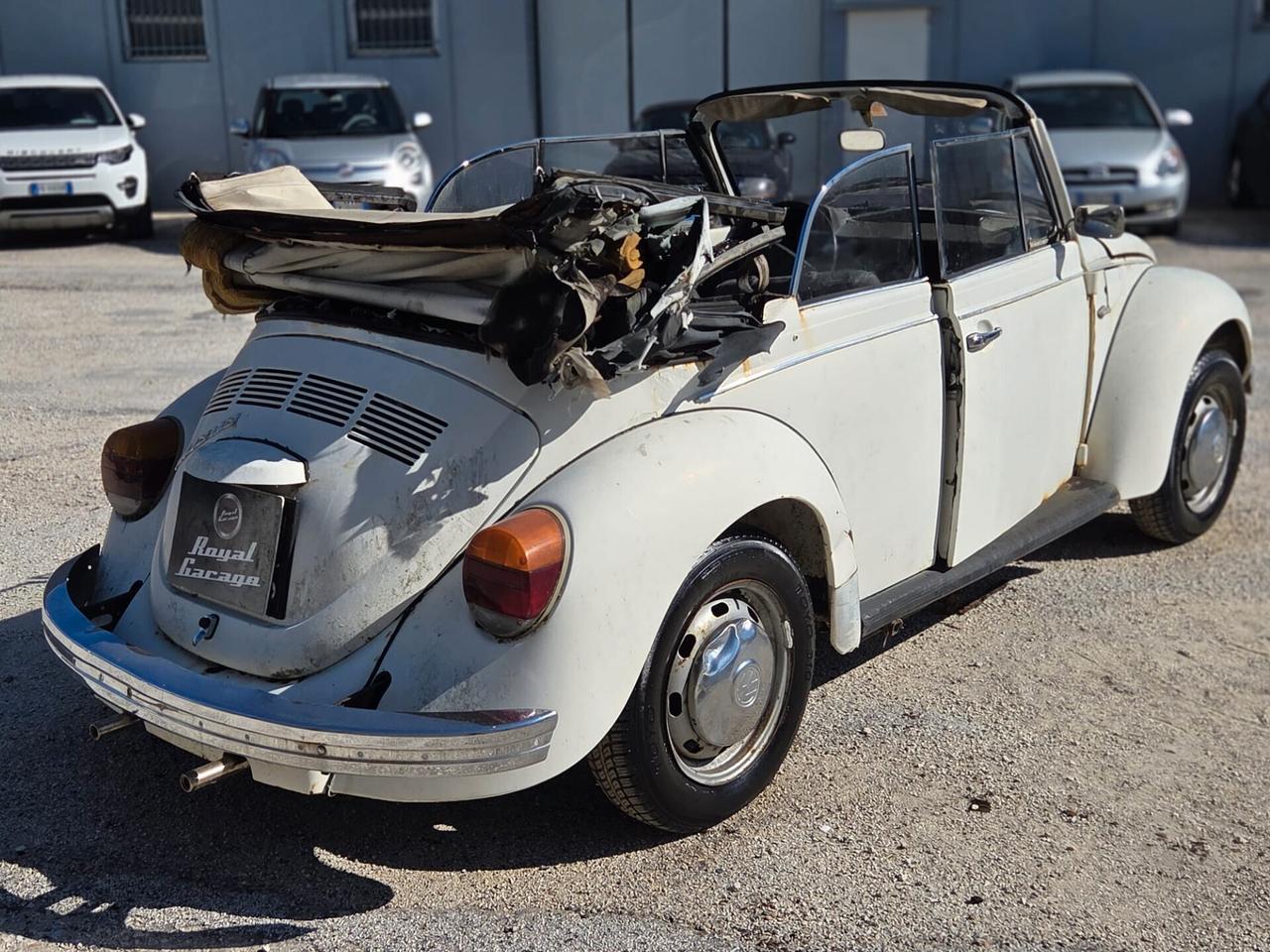 VW MAGGIOLONE CABRIO 1303 15D11 -PROGETTO DI RESTAURO -