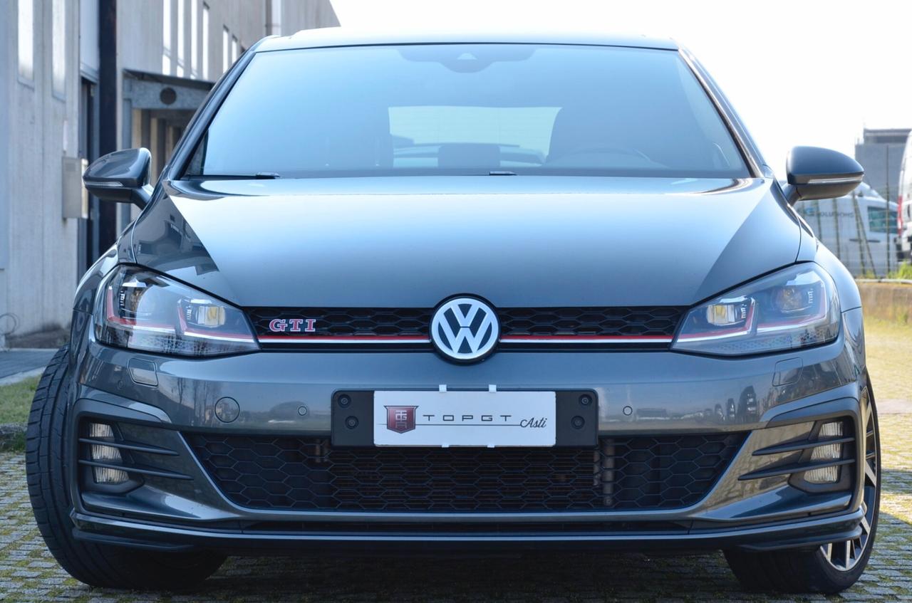 VOLKSWAGEN GOLF 7.5 GTI PERFORMANCE 2.0 TSI 245cv DSG, SERVICE CON FATTURE, TETTO, DCC, FULL PELLE, FARI FULL LED, 19", PERMUTE