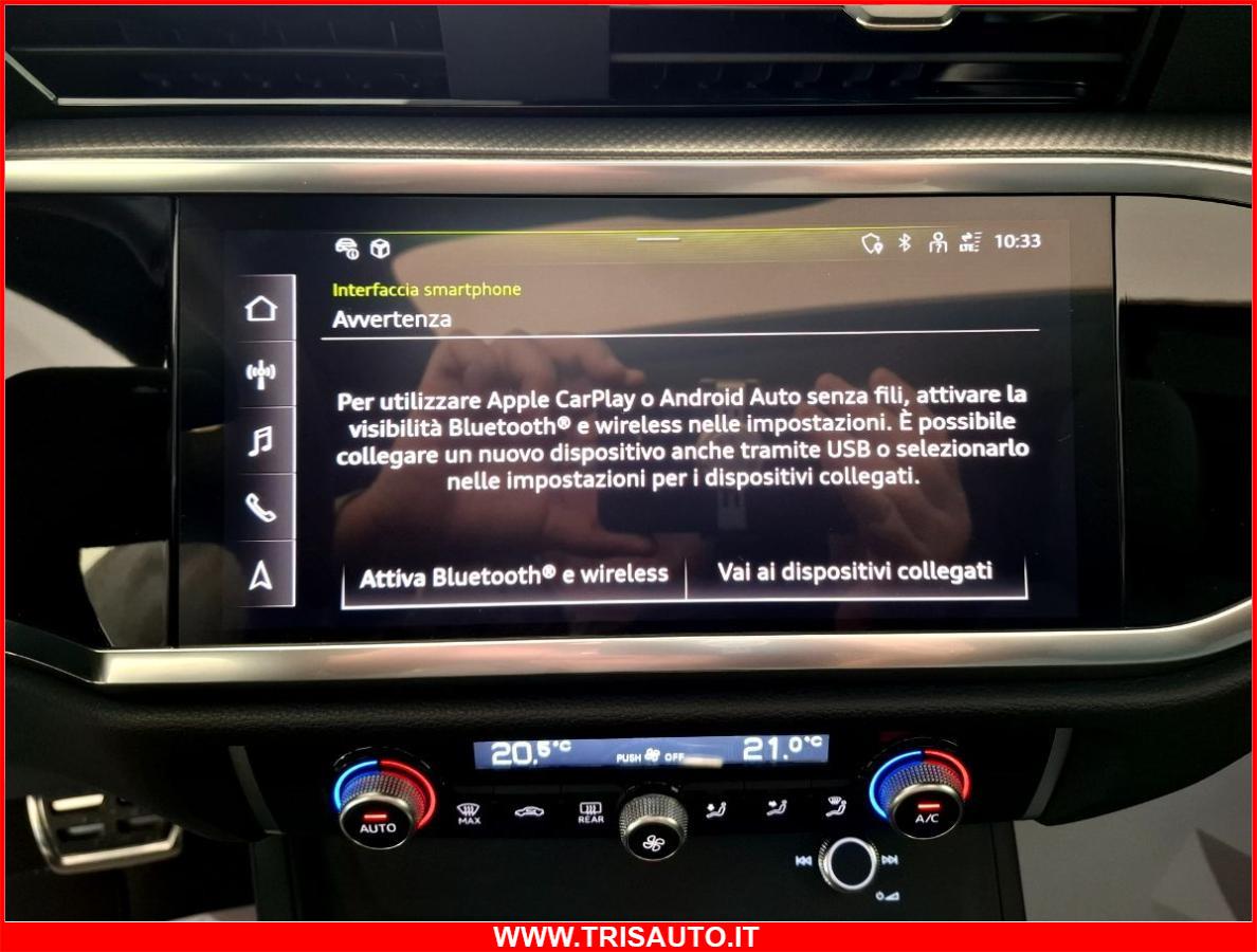 AUDI Q3 SPB 40 2.0 TDI S-Tronic Quattro S-Line Black Identity (TETTO PANORAMICO APRIBILE)