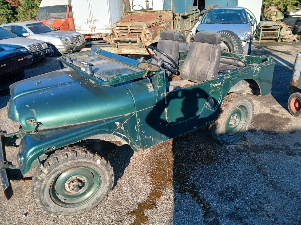 Jeep CJ-5 M 38 senza documenti motore smontato