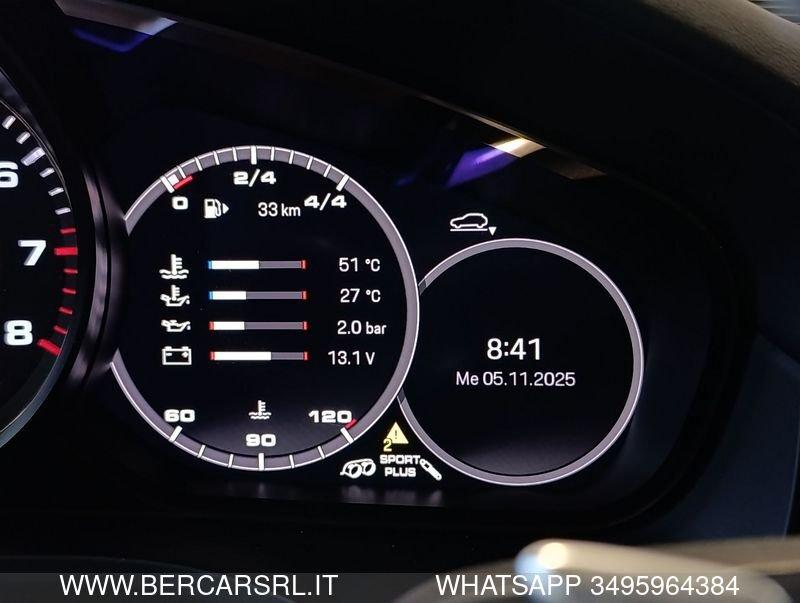 Porsche Cayenne Coupè Cayenne Coupé 4.0 GTS*4 RUOTE STERZANTI*Fari Matrix-LED*pacchetto crono sport*SOFT CLOSE*riscaldamen