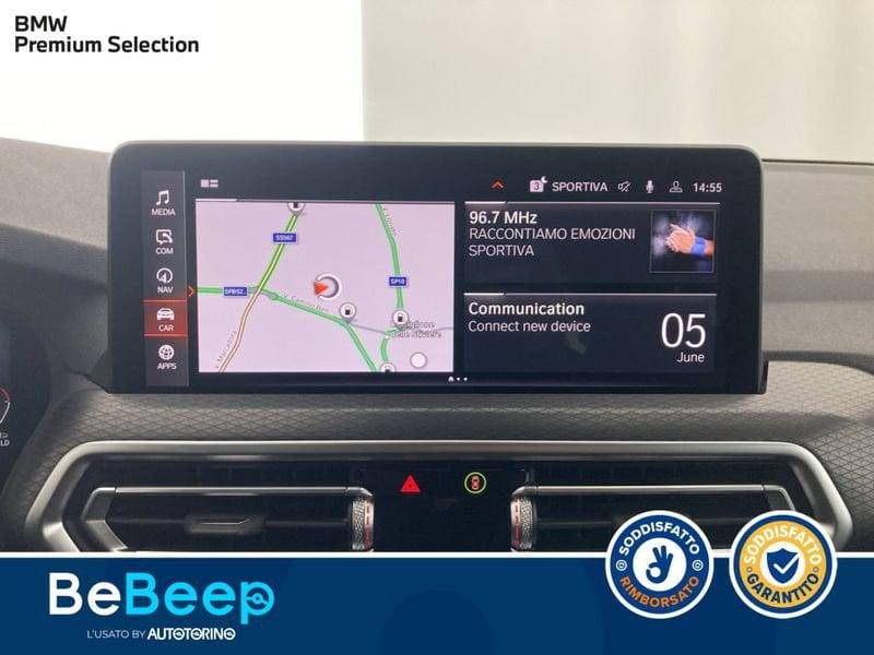 BMW X3 XDRIVE20D MHEV 48V MSPORT AUTO
