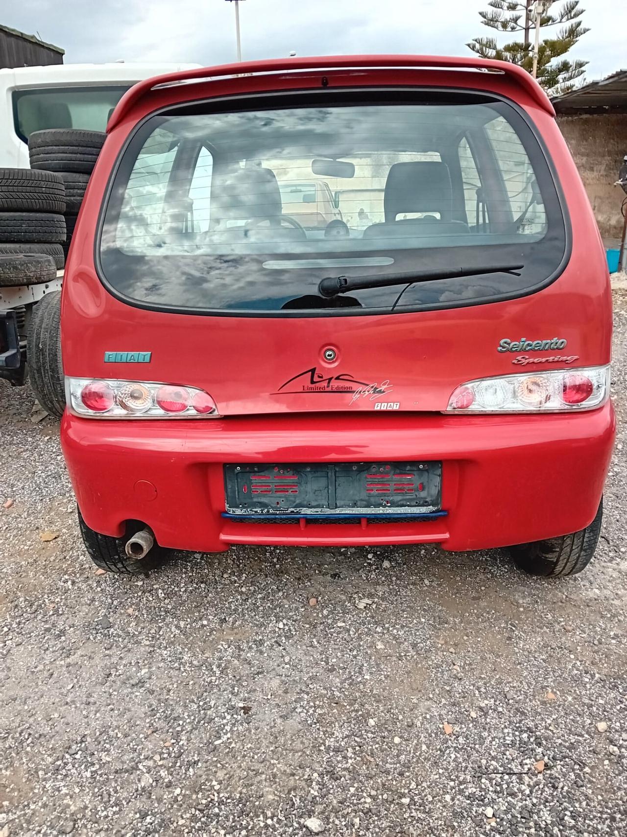 Fiat Seicento 1.1i cat Sporting versione Schumacher