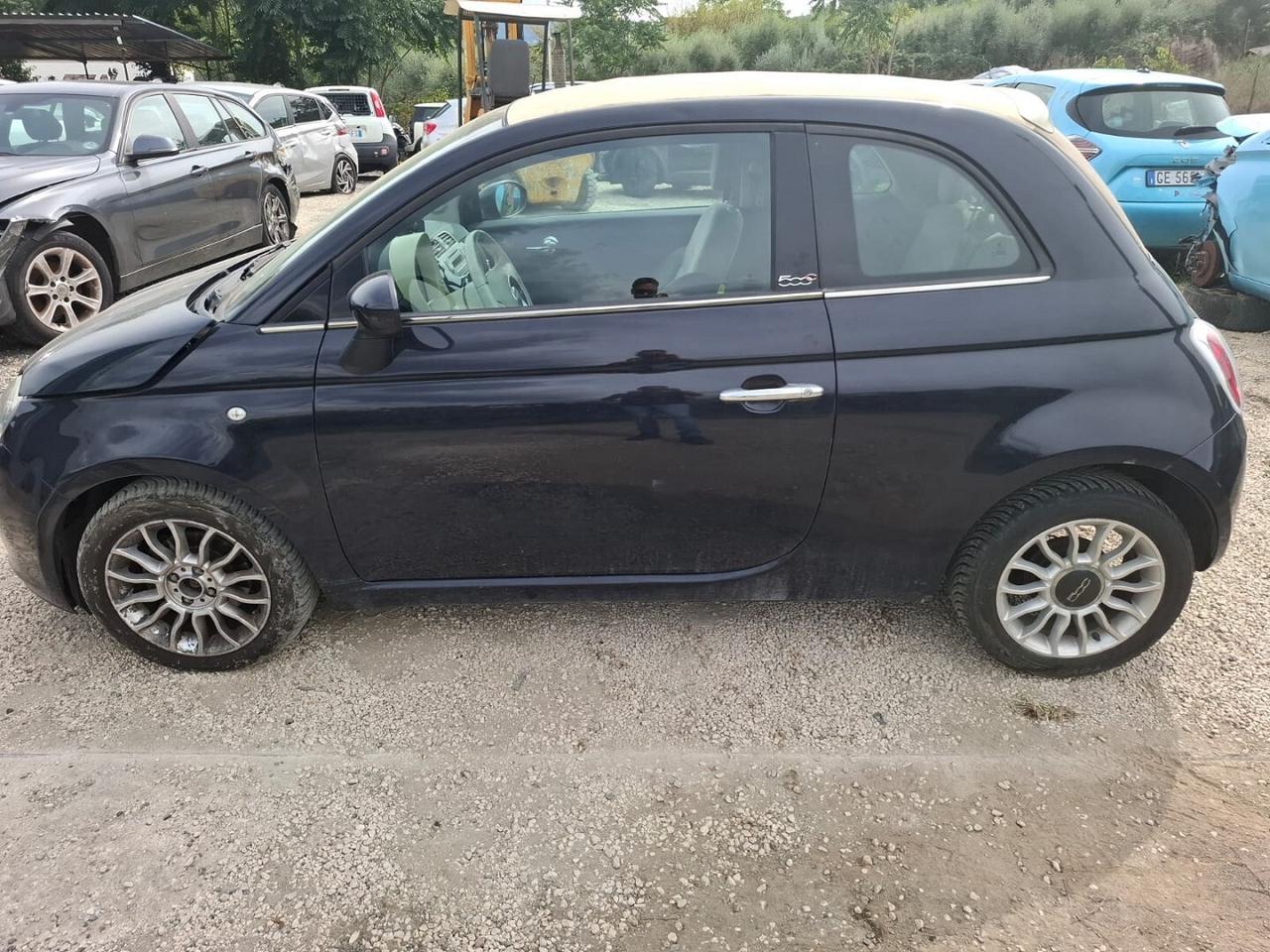 FIAT 500 C CABRIO INCIDENTATA AUTOMATICA
