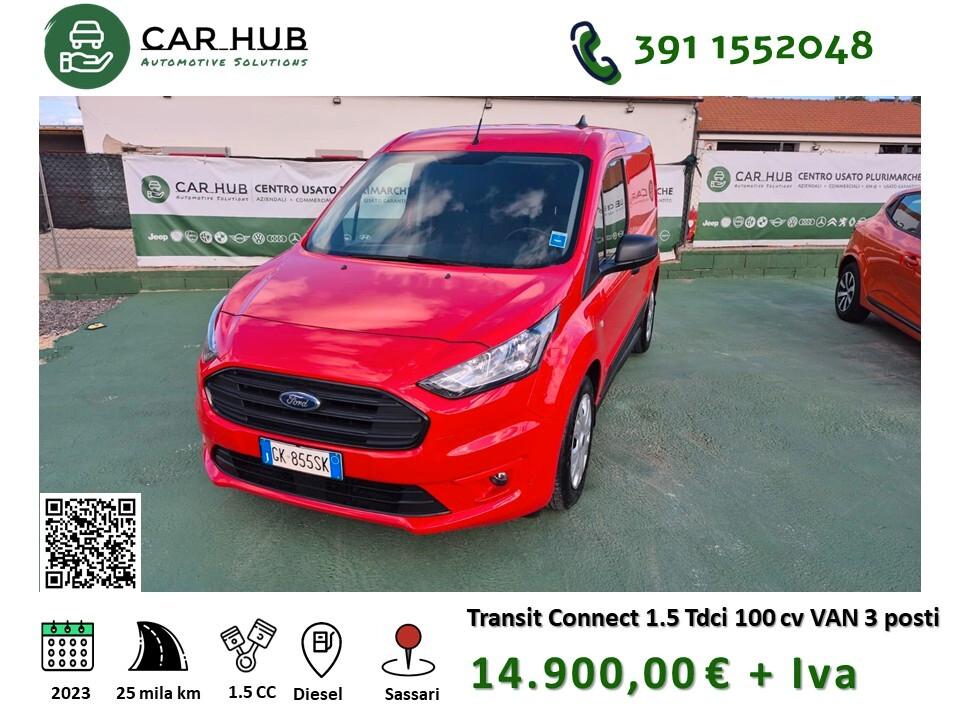 Ford Transit Connect 200 1.5 Ecoblue 100CV PC Furgone N1