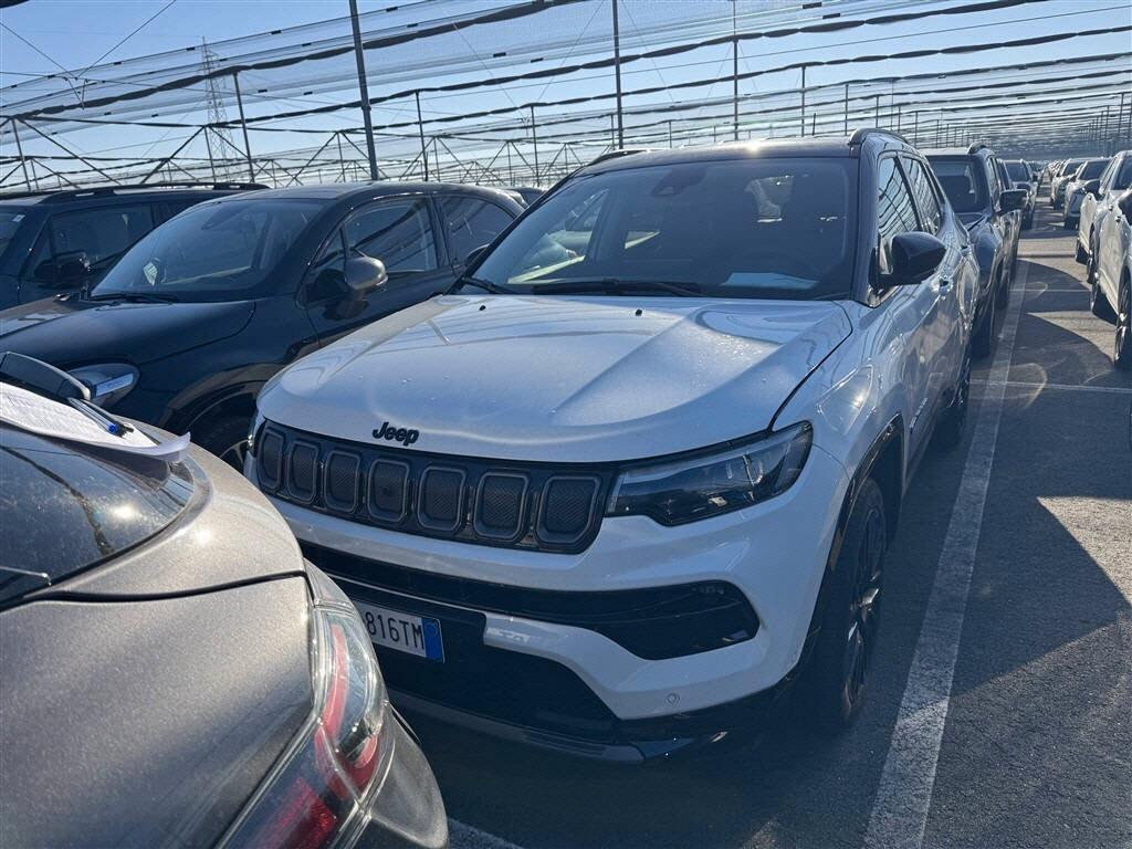 JEEP COMPASS 1.6 M-JET 130CV 6M. S ( FARI LED - ACTIVE PARKSENSE - ADAPTIVE CRUISE - PELLE - NAVI - MIRROR - TELECAMERA 360 - CERCHI 19 - TETTO BICOLORE )