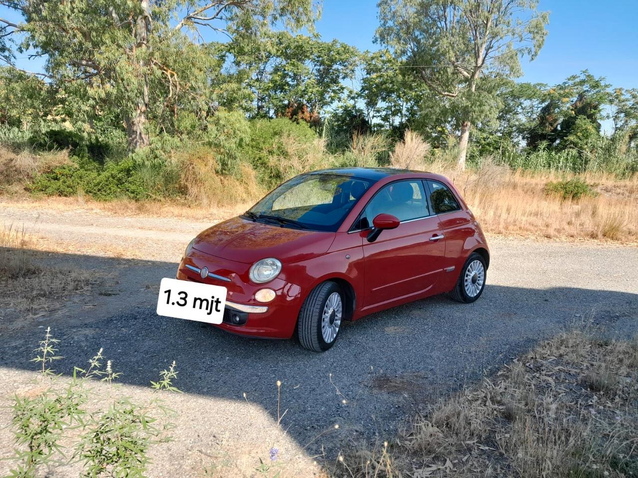 Fiat 500 1.3 Multijet 16V 75 CV Lounge rossa