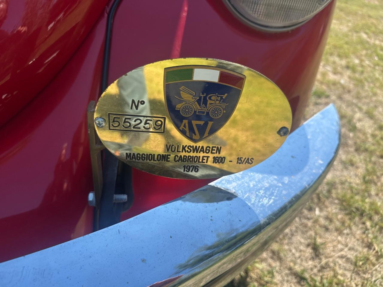 Volkswagen Maggiolino 1600 CABRIO KARMAN ASI ORO