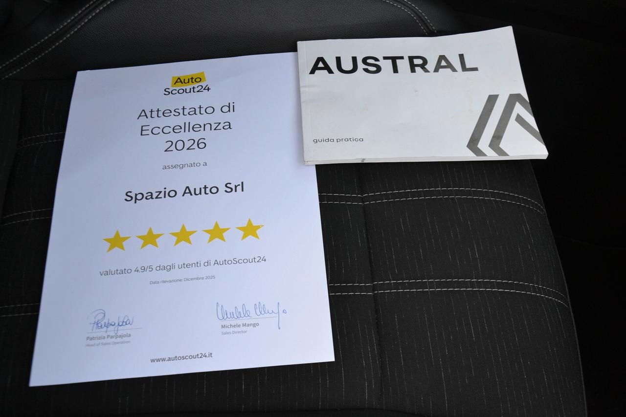 Renault Austral 1.3 HYBRID MHEV 160CV TECNO NO VINCOLI UNIPRO' ITALIANA FATTURABILE GARANZIA 12 MESI