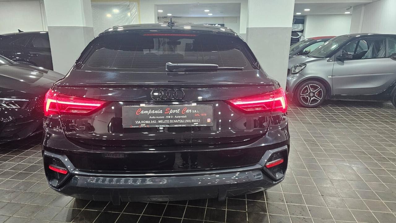 NUOVA AUDI Q3 SPORTBACK S-LINE EDITION 35 TDI 150CV S-TRONIC IDENTITY BLACK