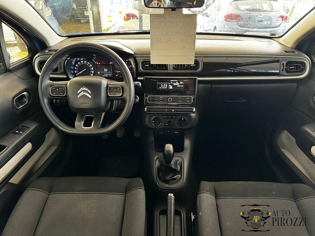 CITROEN C3 1.2 BENZINA CON 80000 KM 68CV 2018