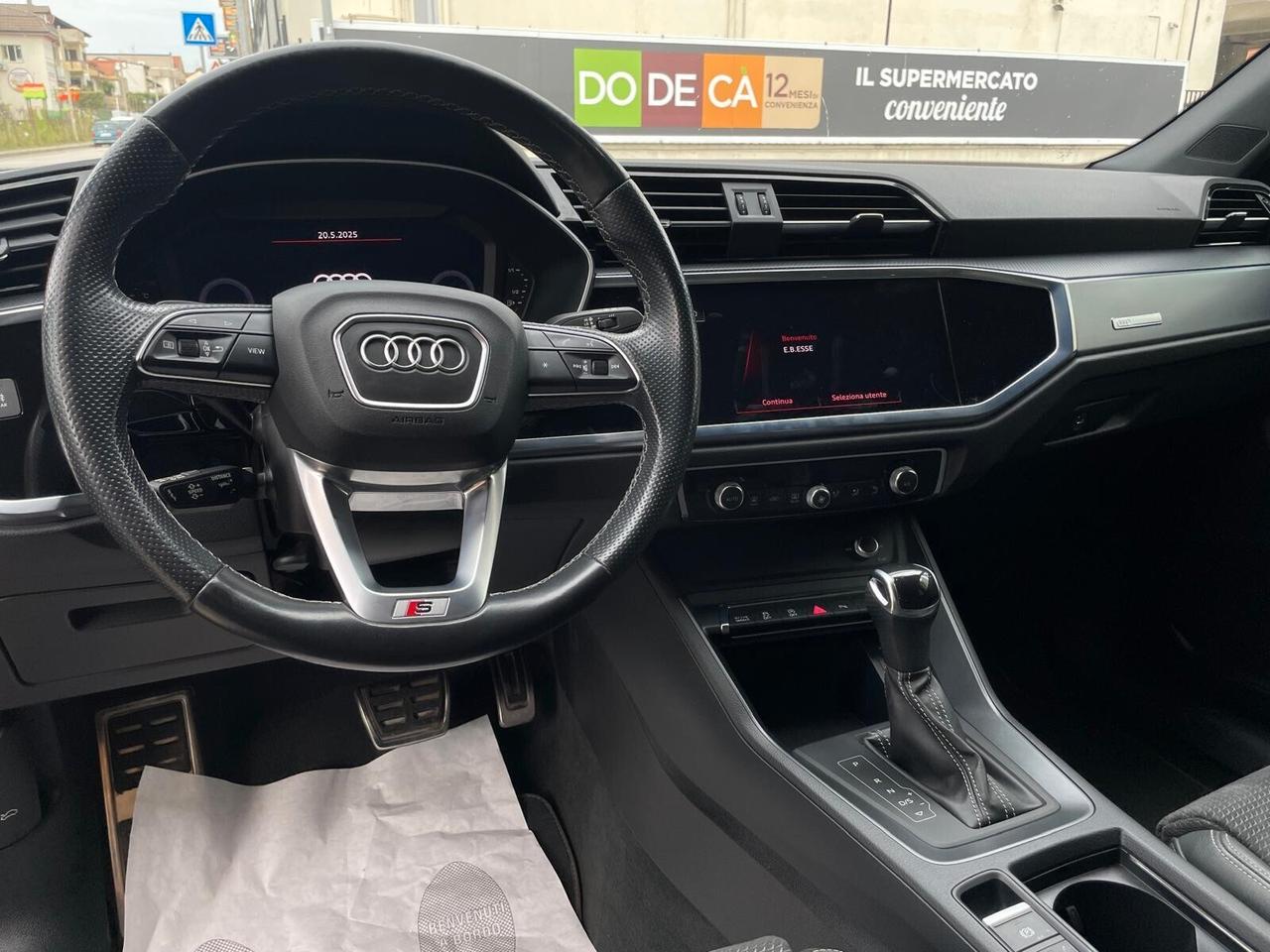AUDI Q3 SPORTBACK S-LINE 2,0 DIESEL CAMBIO AUTOMATICO