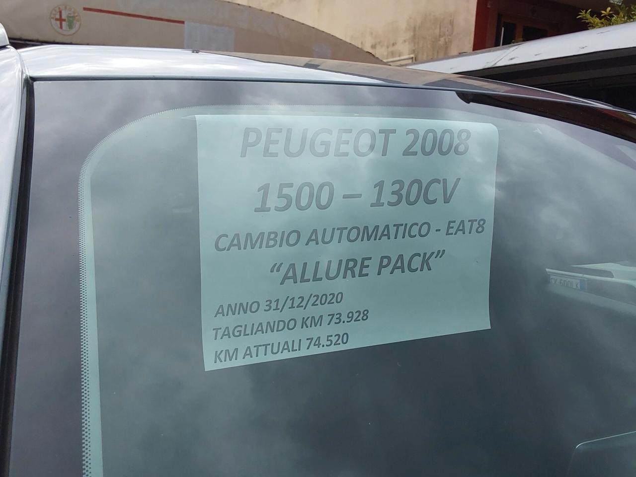 Peugeot 2008 1.5 BlueHDi 110 Cv Allure Pack