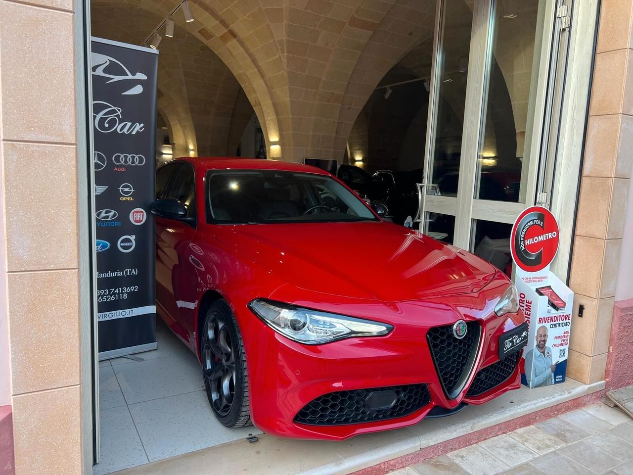 ALFA ROMEO GIULIA VELOCE 2.2 210CV Q4 PELLE NAVI CAM ANNO 2021