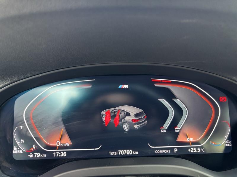 BMW X3 xdrive20d mhev 48V Msport auto FARI LASER-NAVI-19"
