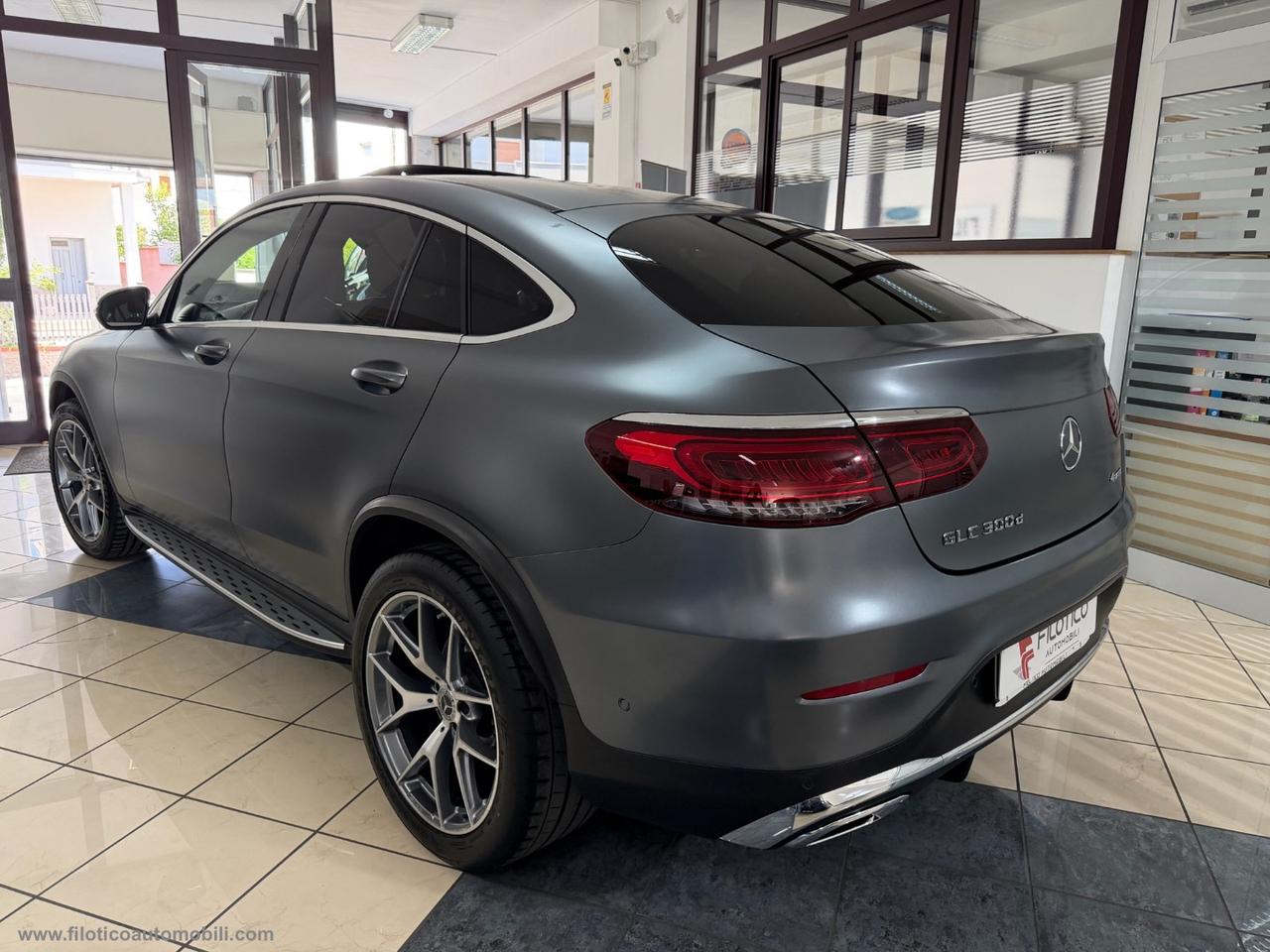 MERCEDES-BENZ GLC 300 d 4Matic Coupé Premium Plus TETTO APRIBILE- GANCIO TRAINO - LUCI AMBIENT