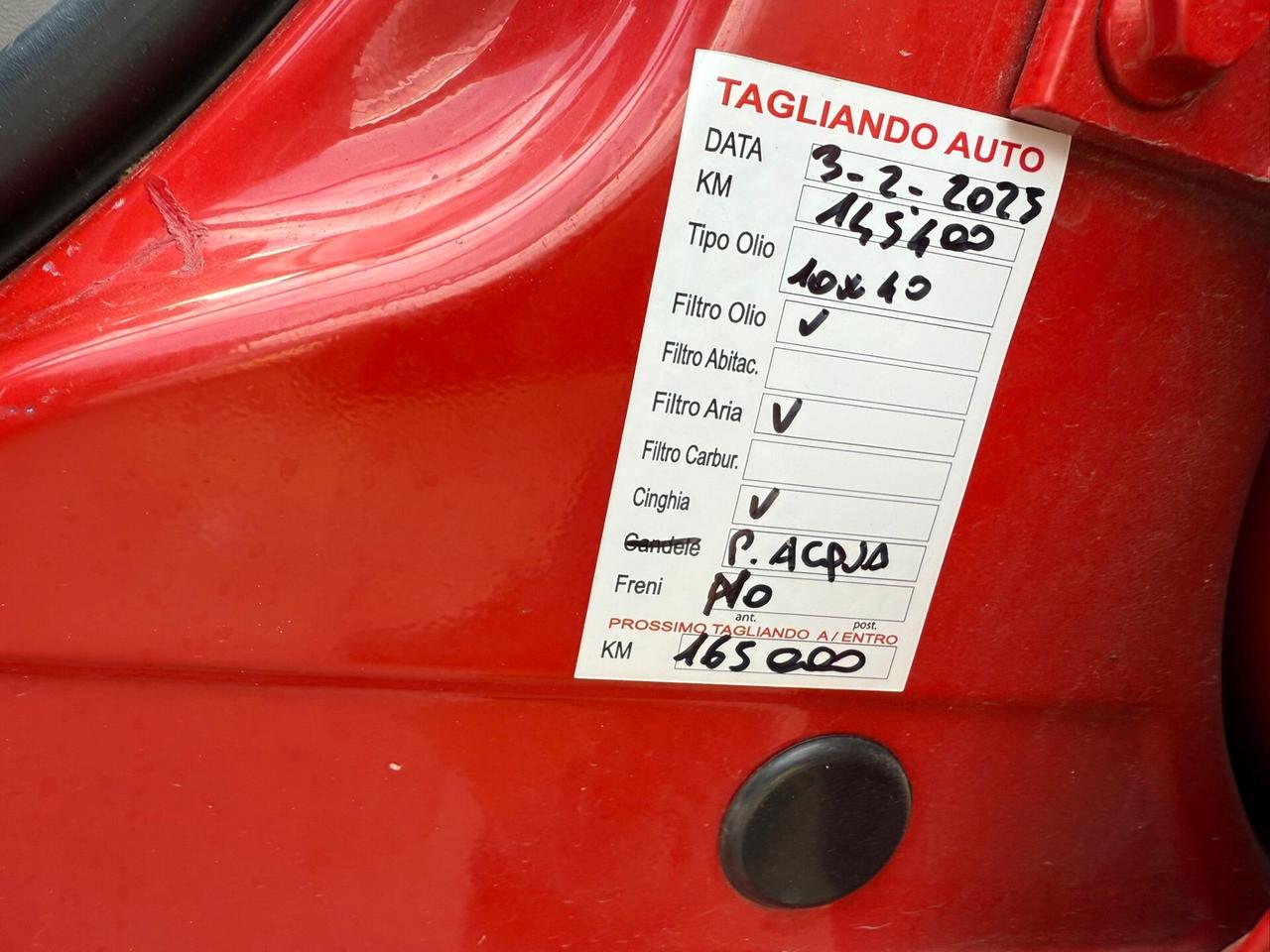 Fiat Panda 1.2 Dynamic clima TAGLIANDATA