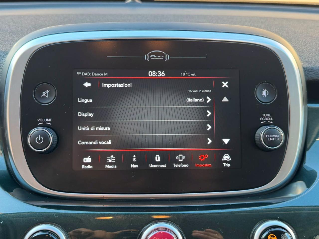 FIAT 500X CROSS 1.6 MJ 120 CV. E6 NAVI+CERCHI+RETROCAMERA