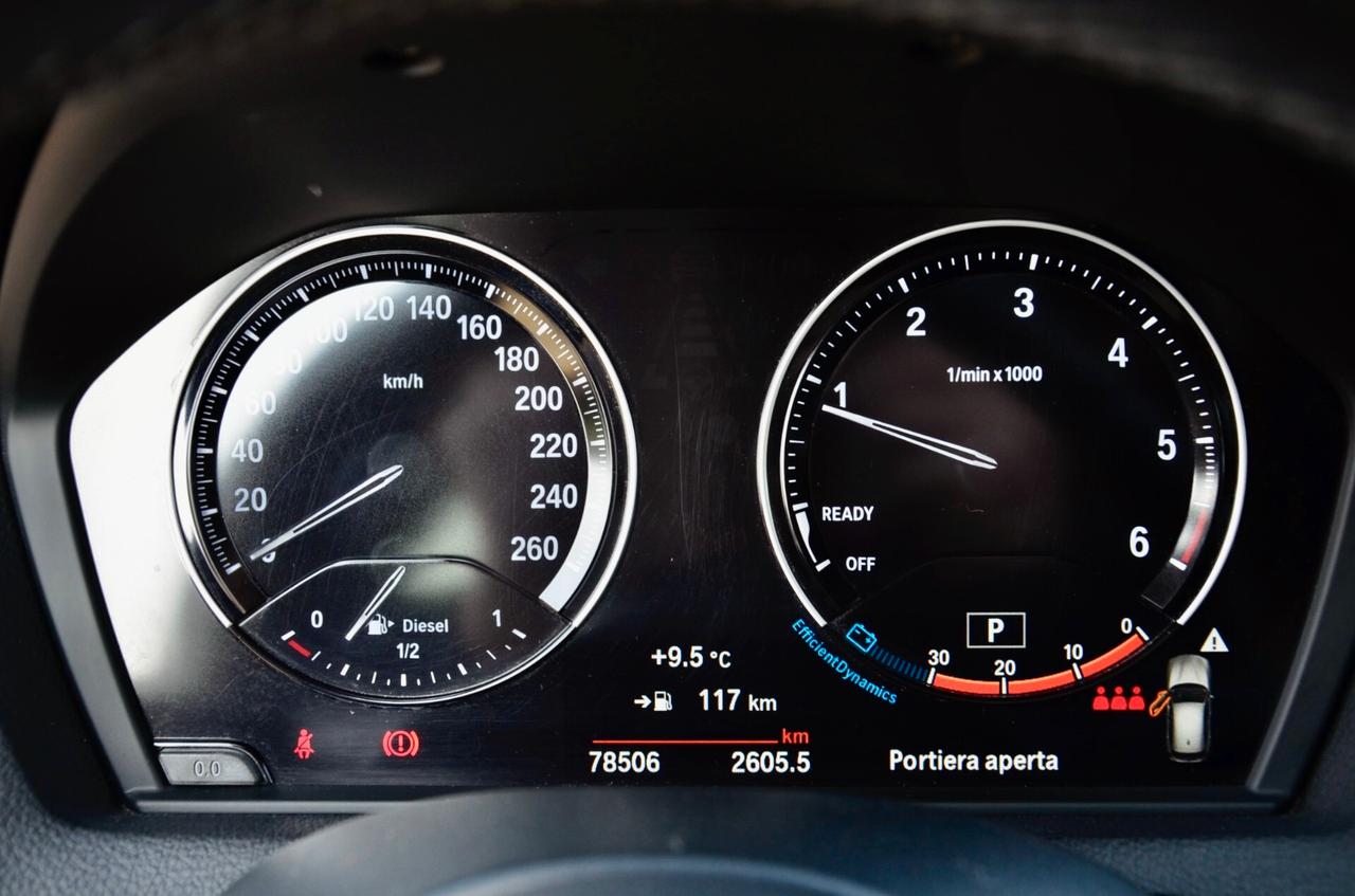 BMW 118d MSPORT 5p 150cv AUTO, SERVICE UFF BMW, UFF ITALIANA, EURO 6D, FARI FULL LED, NAVI, PERMUTE