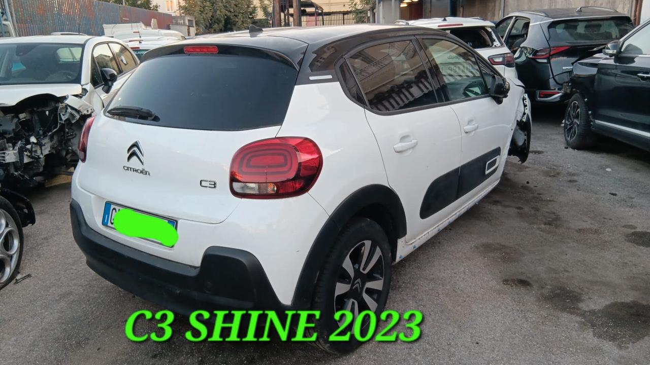 Citroen C3 SHINE incidentata sinistrata mondialcars 023