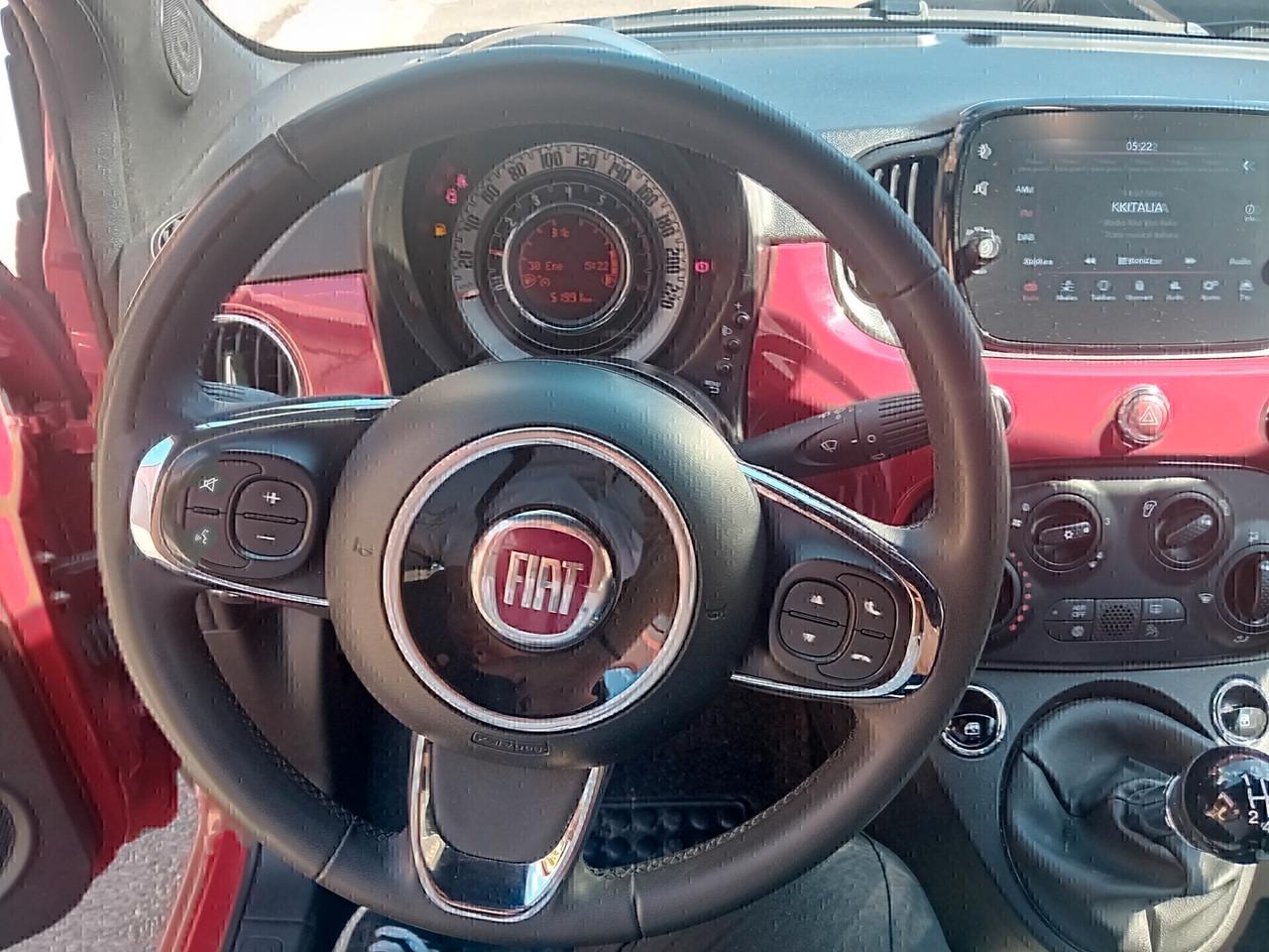 Fiat 500 1.0 Hybrid Red