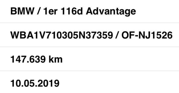 Bmw 116 D AVANTAGE 116CV