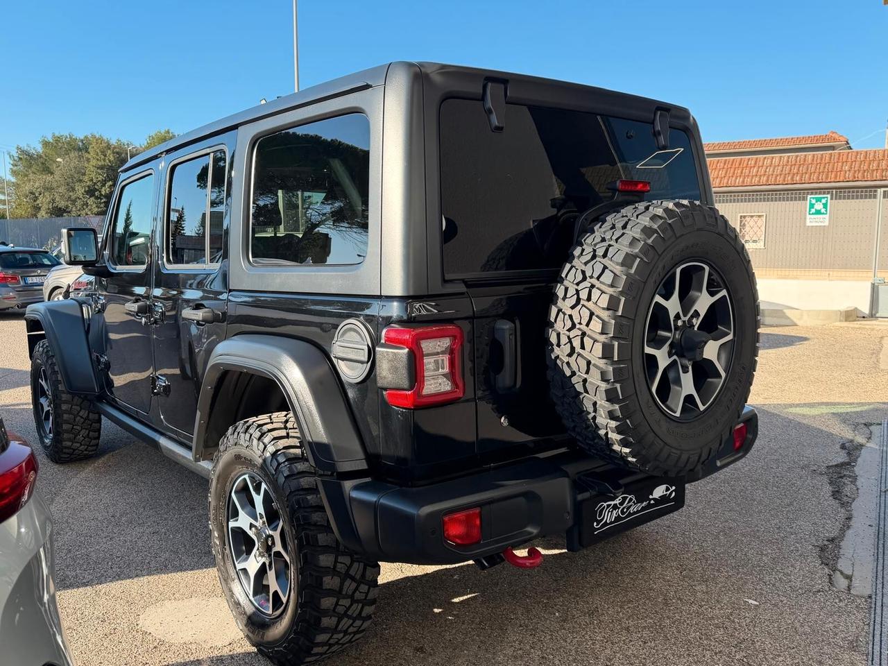 JEEP WRANGLER UNLIMITED RUBICON 2.2 4WD 200CV PELLE NAVI CAM ANNO 2021