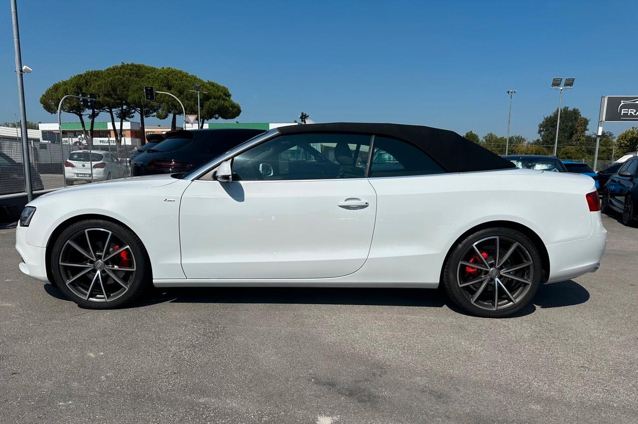 Audi A5 Cabrio 2.0 TDI 190 CV S tronic / S LINE/KM DOCSTUPENDA!!!!/NAVI