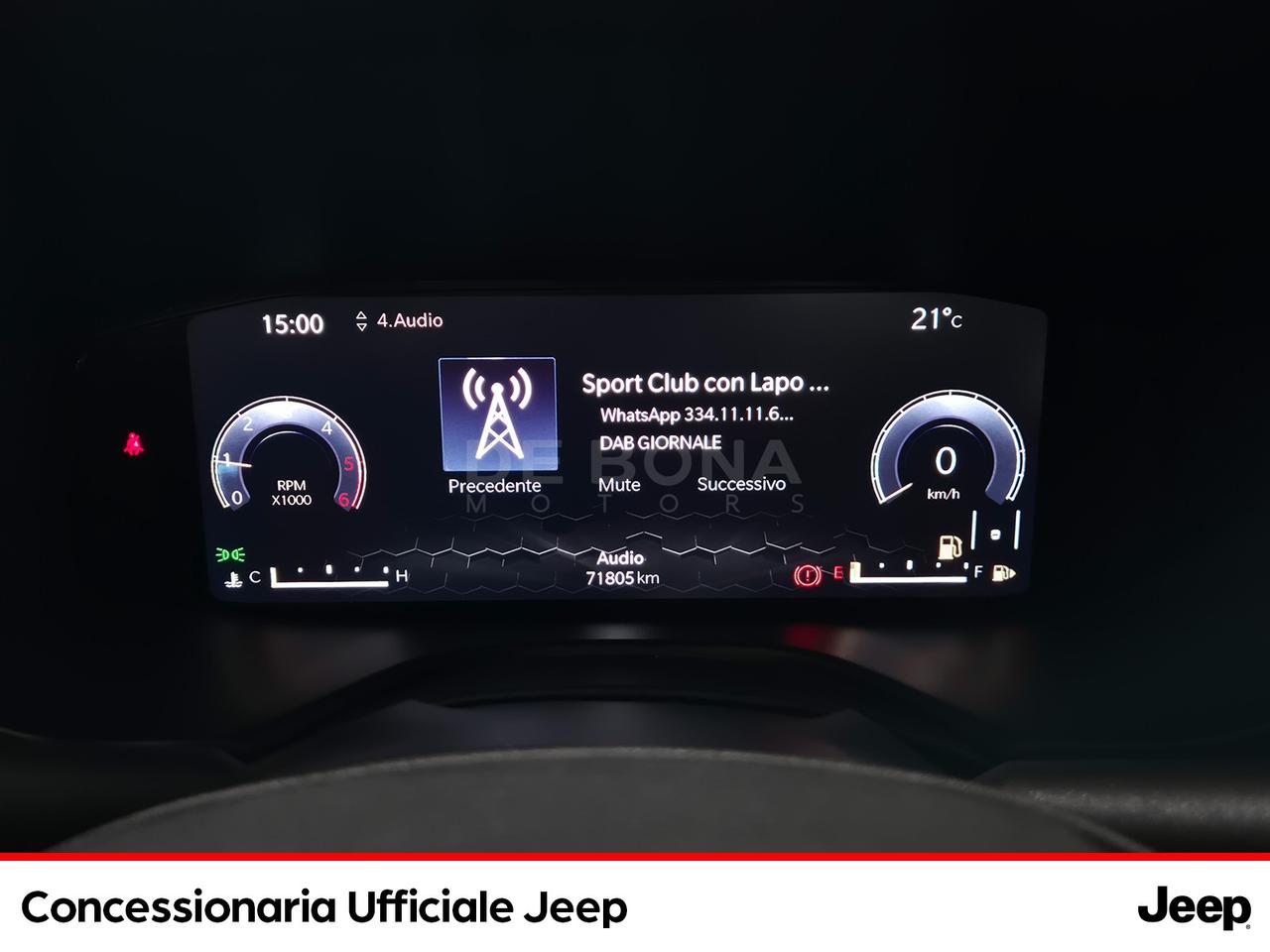 Jeep Compass 1.6 mjt longitude 2wd 130cv