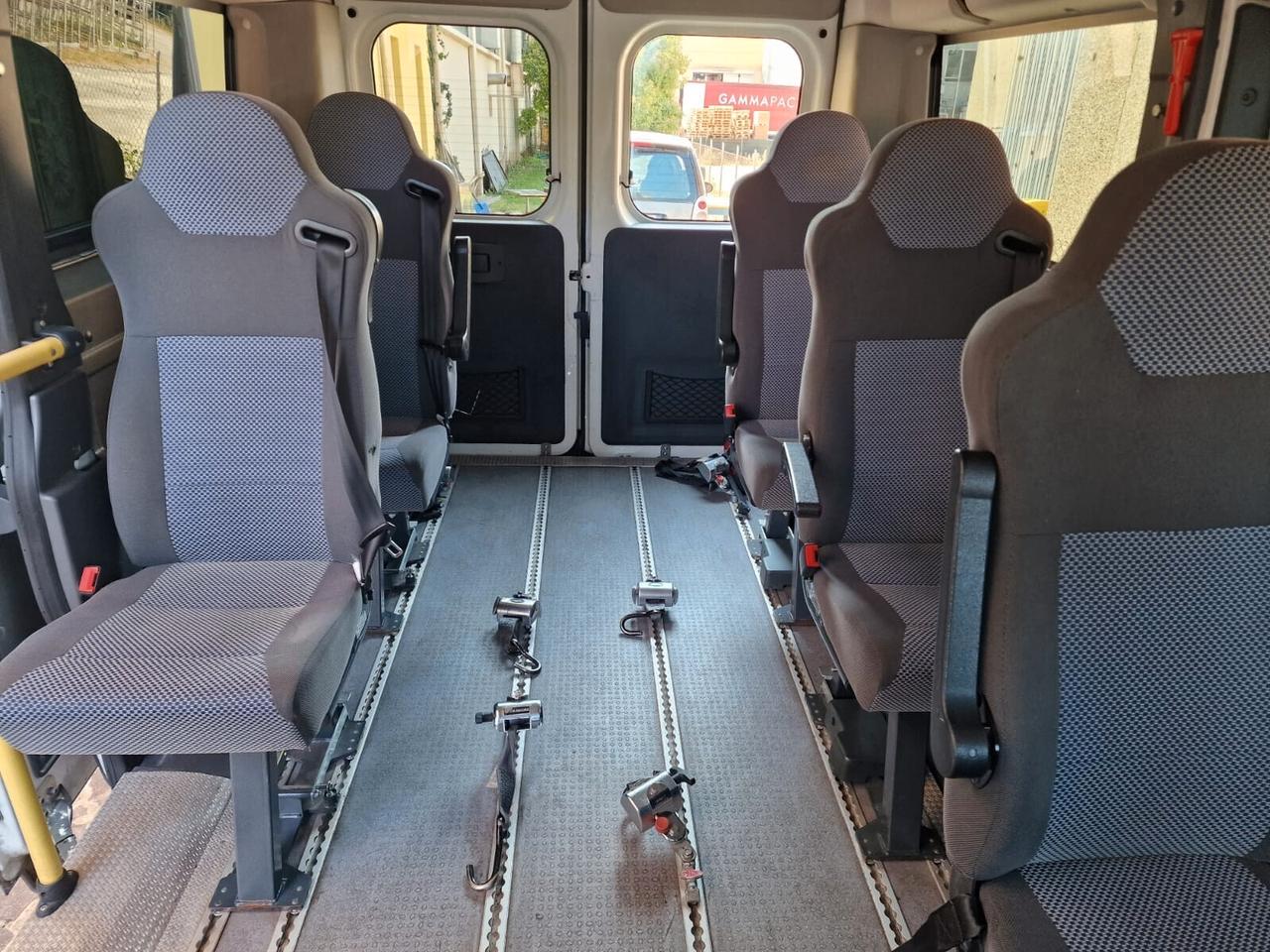 Fiat Ducato 2.3 MJT trasporto disabili 9 POSTI
