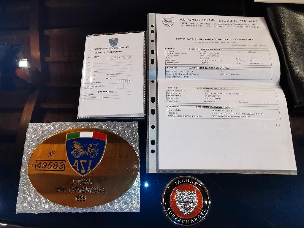 Jaguar XK XKR CONVERTIBILE V8 SUPERGHARGER (PRIMA SERIE)