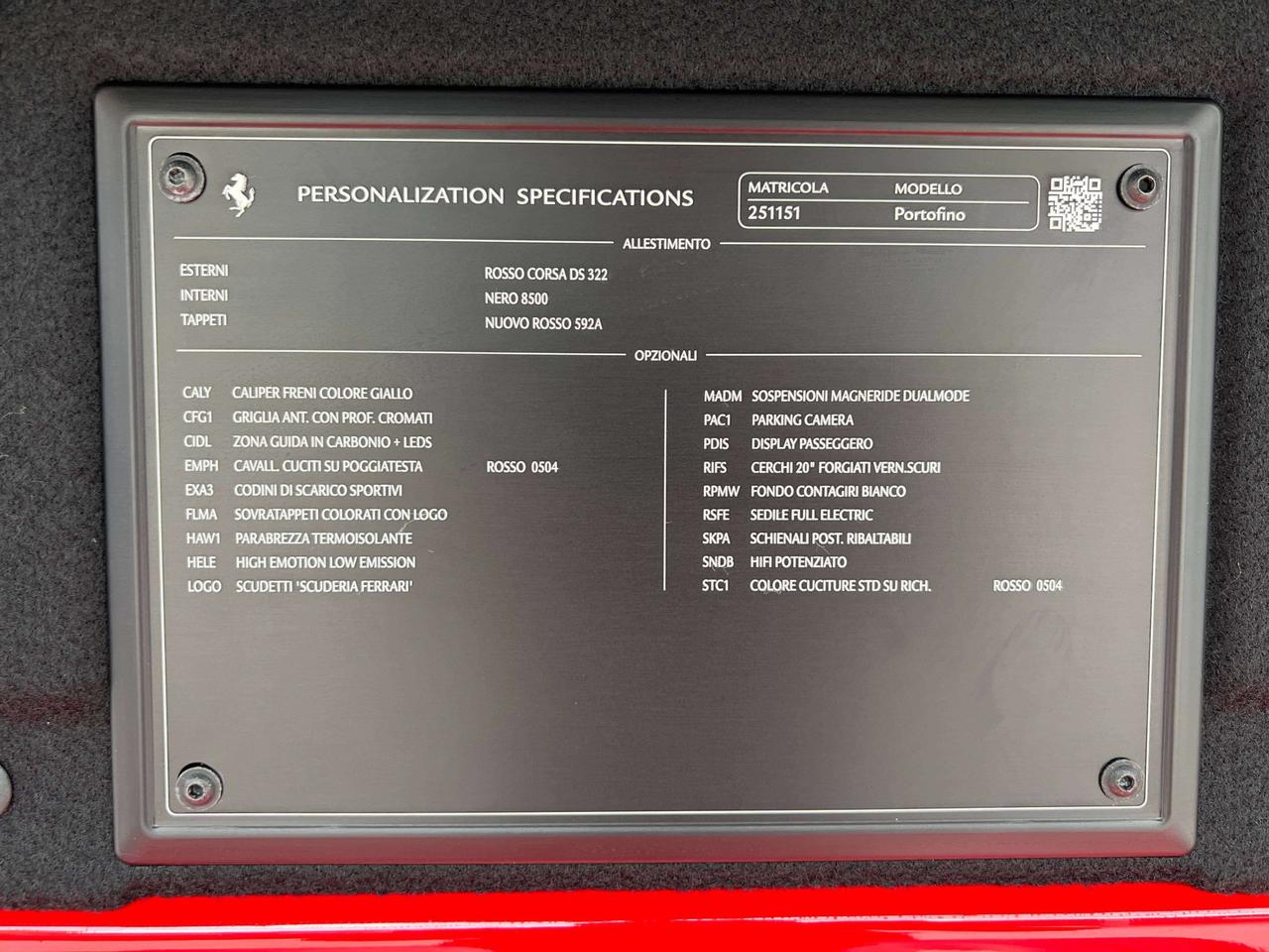 Ferrari Portofino 3.9 DCT 600cv UFFICIALE ITALIANA GARANZIA FERRARI