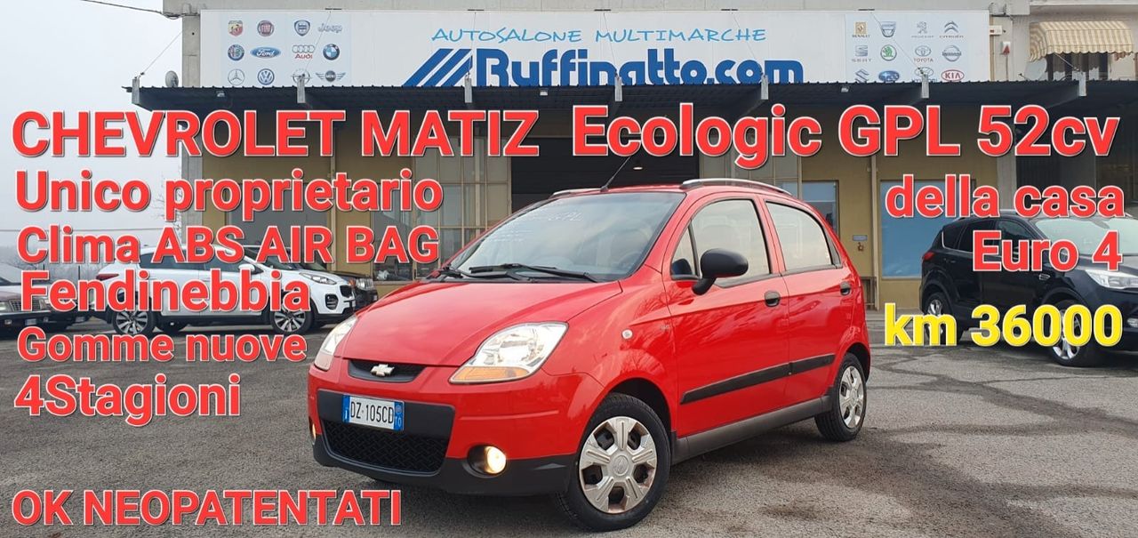 Chevrolet Matiz 800 S GPL Eco Logic