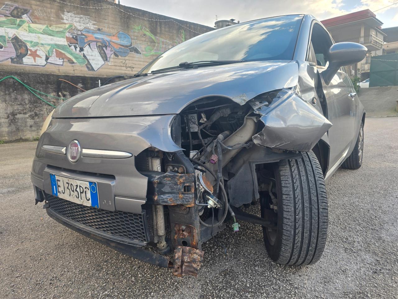 Fiat 500 1.2 benz GPL Lounge 69cv full tetto 2011