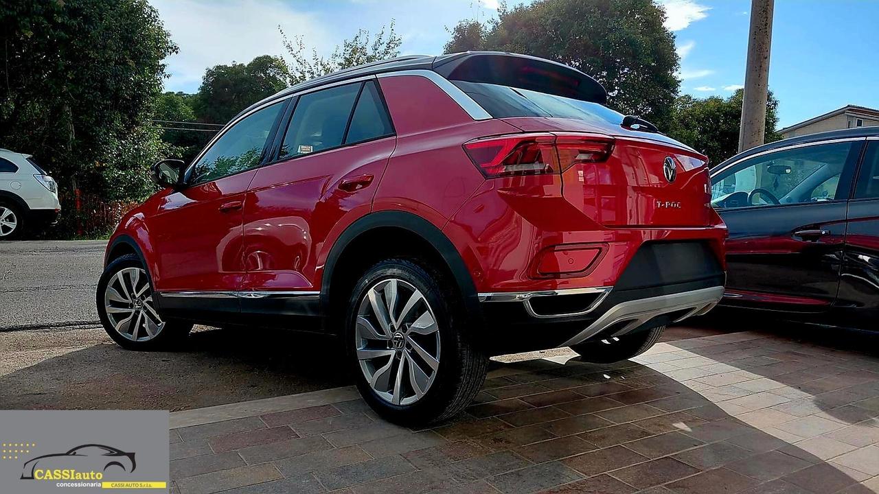 Volks T-Roc 1.5 TSI Style Ufficiale Italia